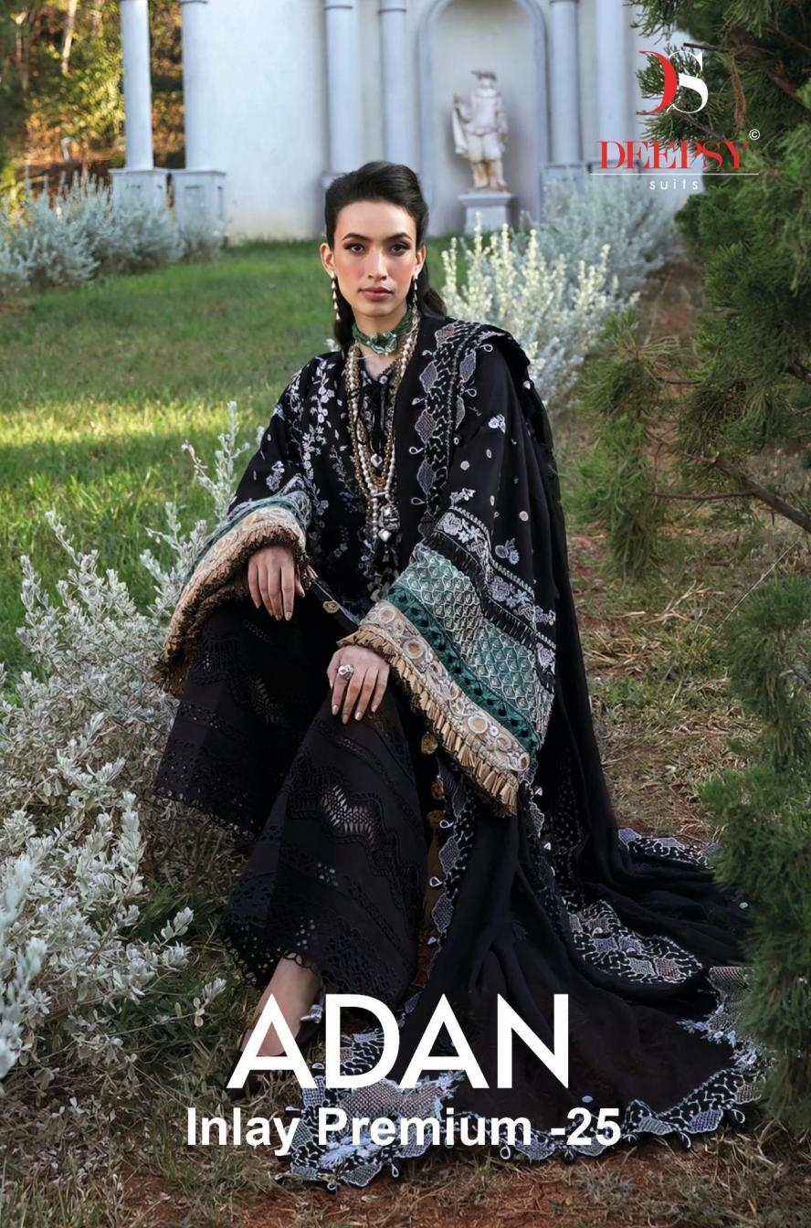 deepsy suits adan Inlay Premium 25 series 1341 to 1346 solid pakistani salwar kameez in wholesale surat