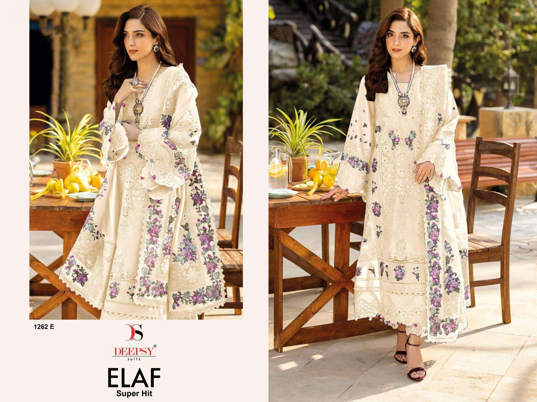 deepsy suits elaf 1265 E to H pakistani salwar kameez in wholesale surat