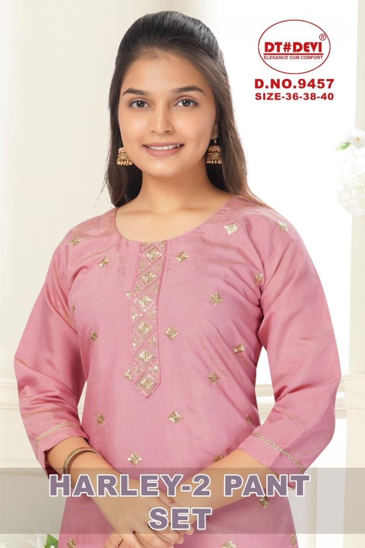 dt devi harley vol 2 fully stitch 9457 roman shimmer combo kids suit in wholesale surat