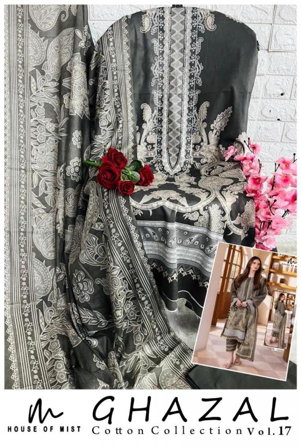 house of mist ghazal vol 17 cotton modern pakistani suits in wholesale surat