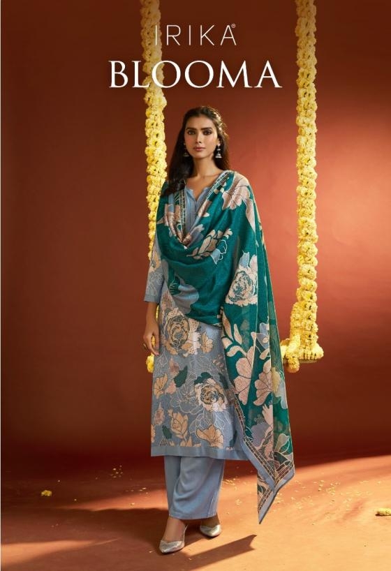 irika blooma series 1001 to 1006 winter special viscose pashmina salwar kameez in wholesale surat
