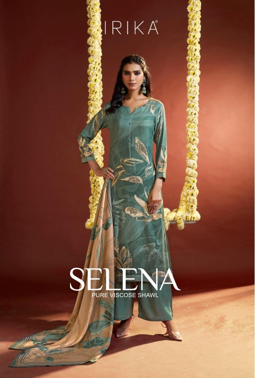 irika selena series 1001 to 1006 viscose pashmina elegance salwar kameez in wholesale surat