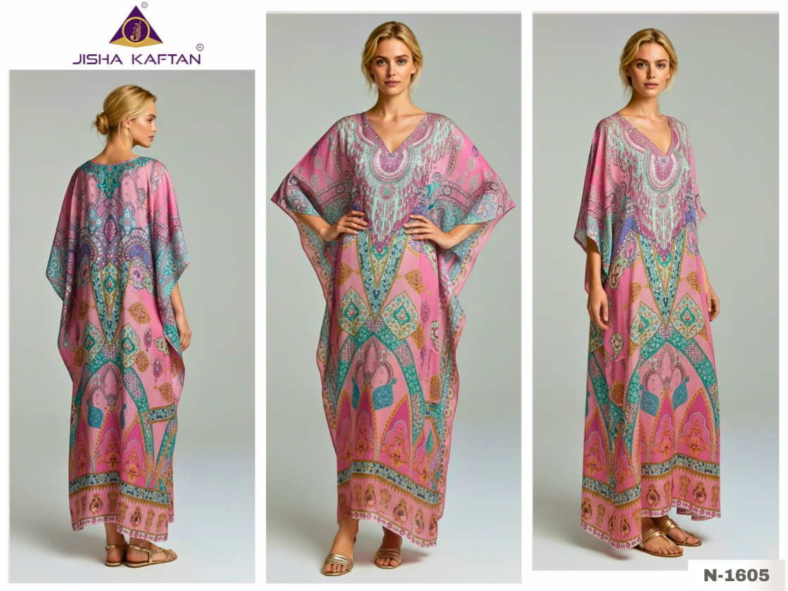 JISHA KAFTAN PRESENTS KAFTAN E NAZAKAT VOLUME 16 SERIES 1601 TO 1608 IN WHOLESALE SURAT