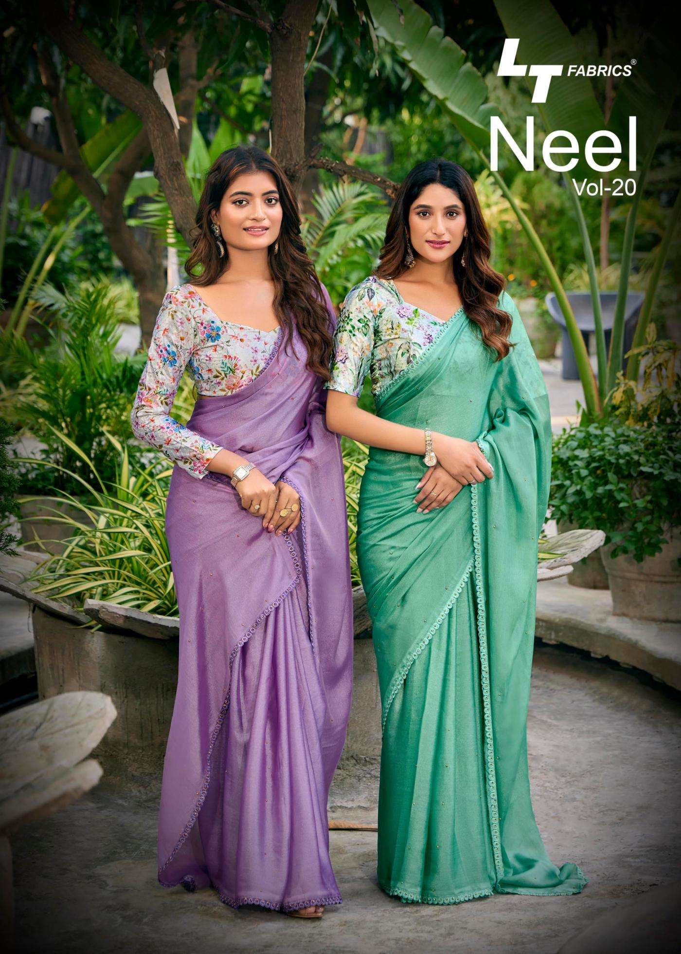 kashvi creation neel vol 20 series 2001 to 2006 mono satin women indian sarees in wholesale surat