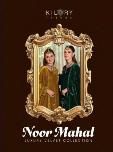 kilory trends noor mahal series 1001 to 1006 readymade stylish velvet big size suitin wholesale surat