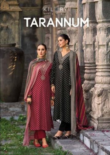 kilory trends tarannum series 2101 to 2106 viscose pashmina readymade suit in wholesale surat