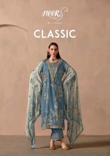 kimora heer classic vol 228 series 9841 to 9846 muslin pretty look salwar kameez in wholesale surat