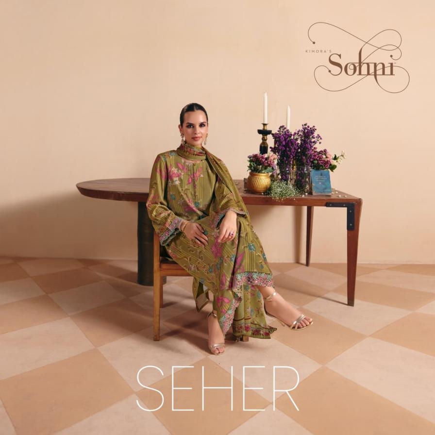 kimora sohni seher vol 44 series 511 to 514 muslin pretty look salwar kameez in wholesale surat
