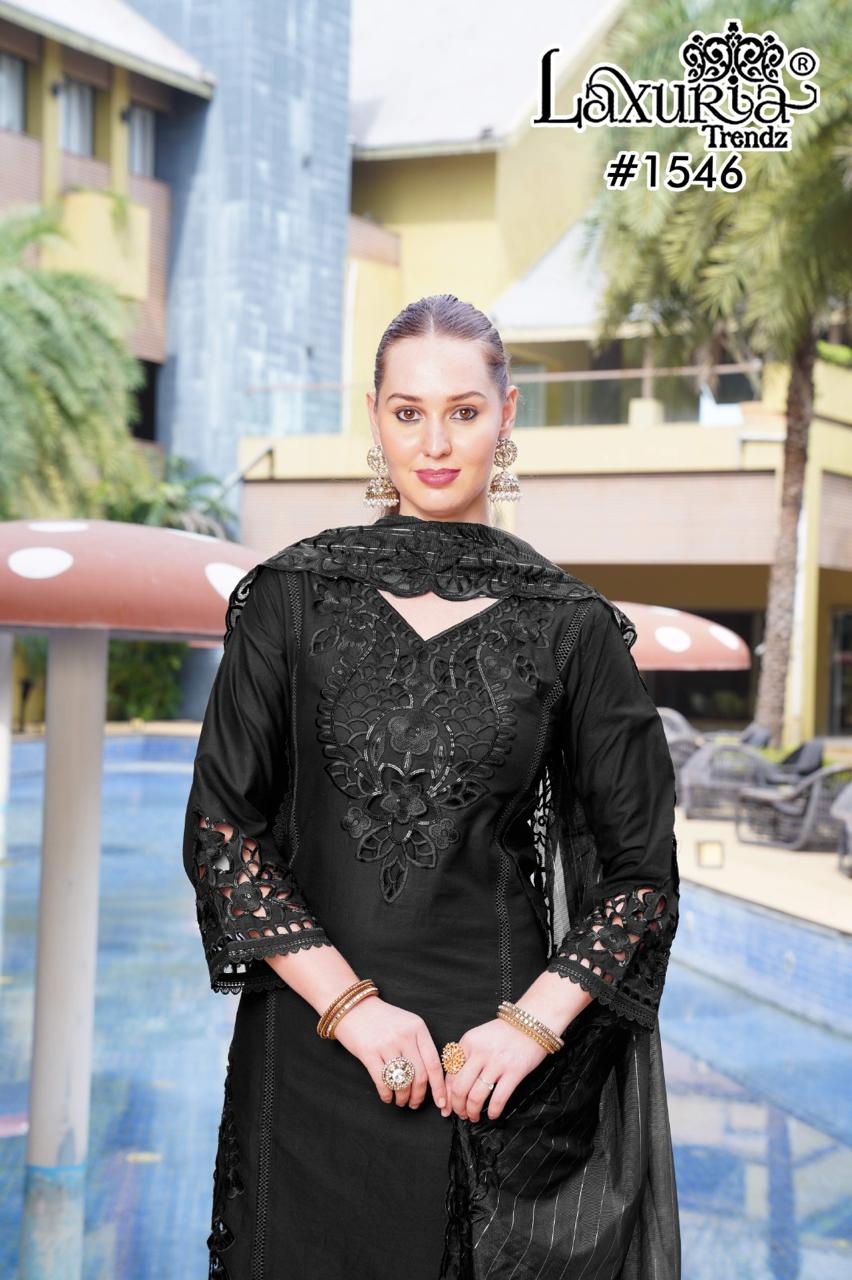 laxuria D.No.1546 Designer Tunic with Gorgeous Heavy Embroidery suit in wholesale surat