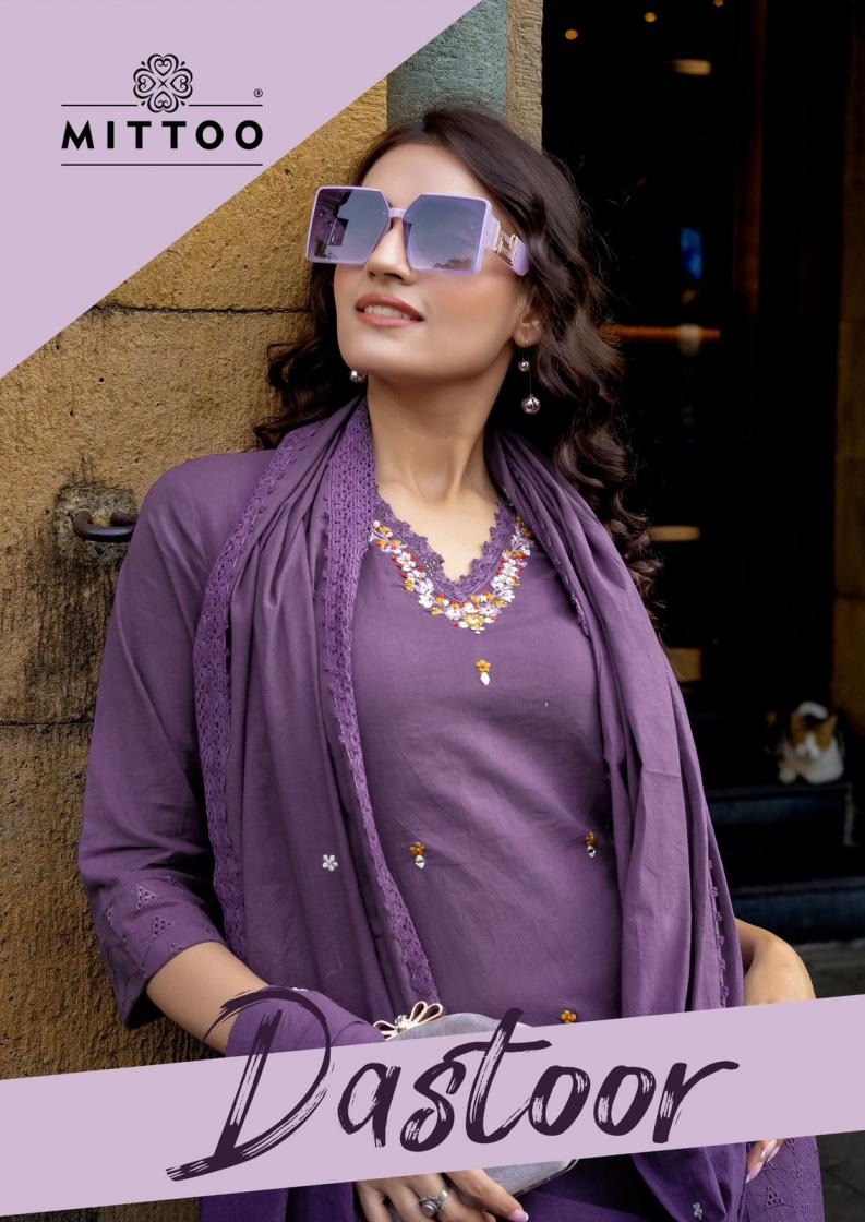 mittoo dastoor series 4001 to 4004 fully stitch shifli cotton salwar kameez in wholesale surat