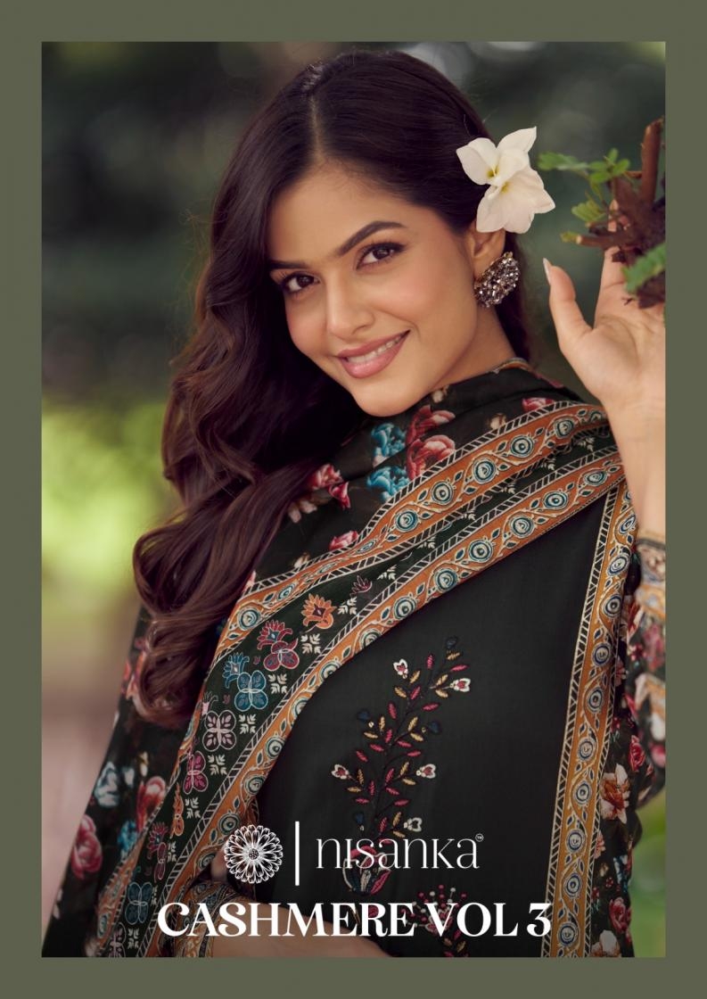 nisanka cashmere vol 3 series 01 to 06 readymade viscose lawn plus size pakistani suits in wholesale surat