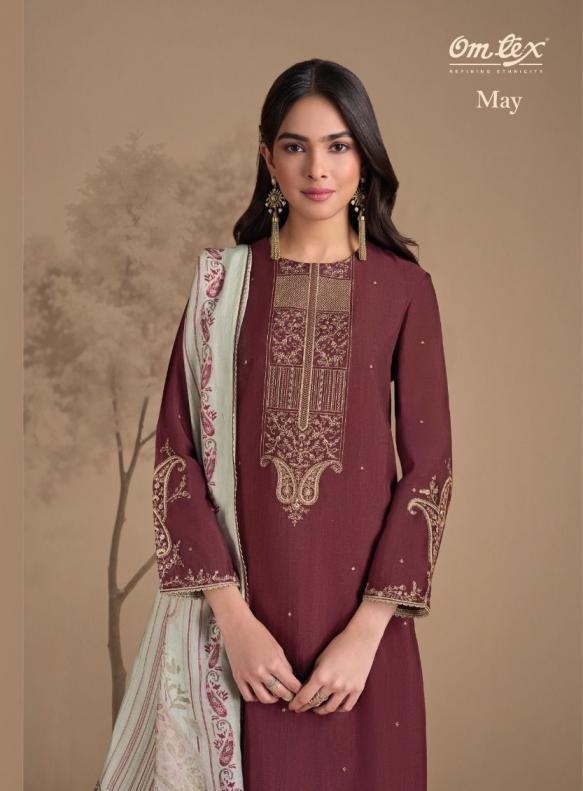 omtex may 10011 rubina silk embroidered salwar kameez in wholesale surat