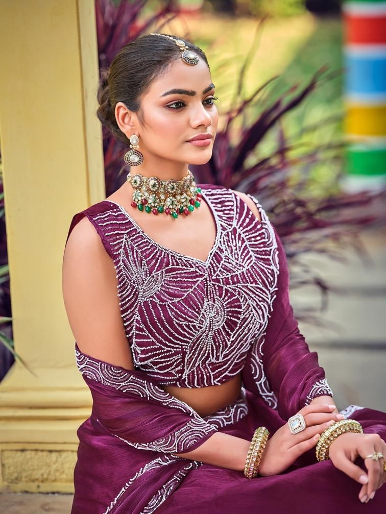 PR 9STAR FASHION SUHANI SILK WITH BEADS WORK FANCY DESIGNER LEHENGA CHOLI