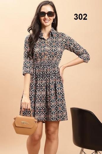 pr cotton series 301 to 325 fully stitch unique one pieces dress in wholesale surat