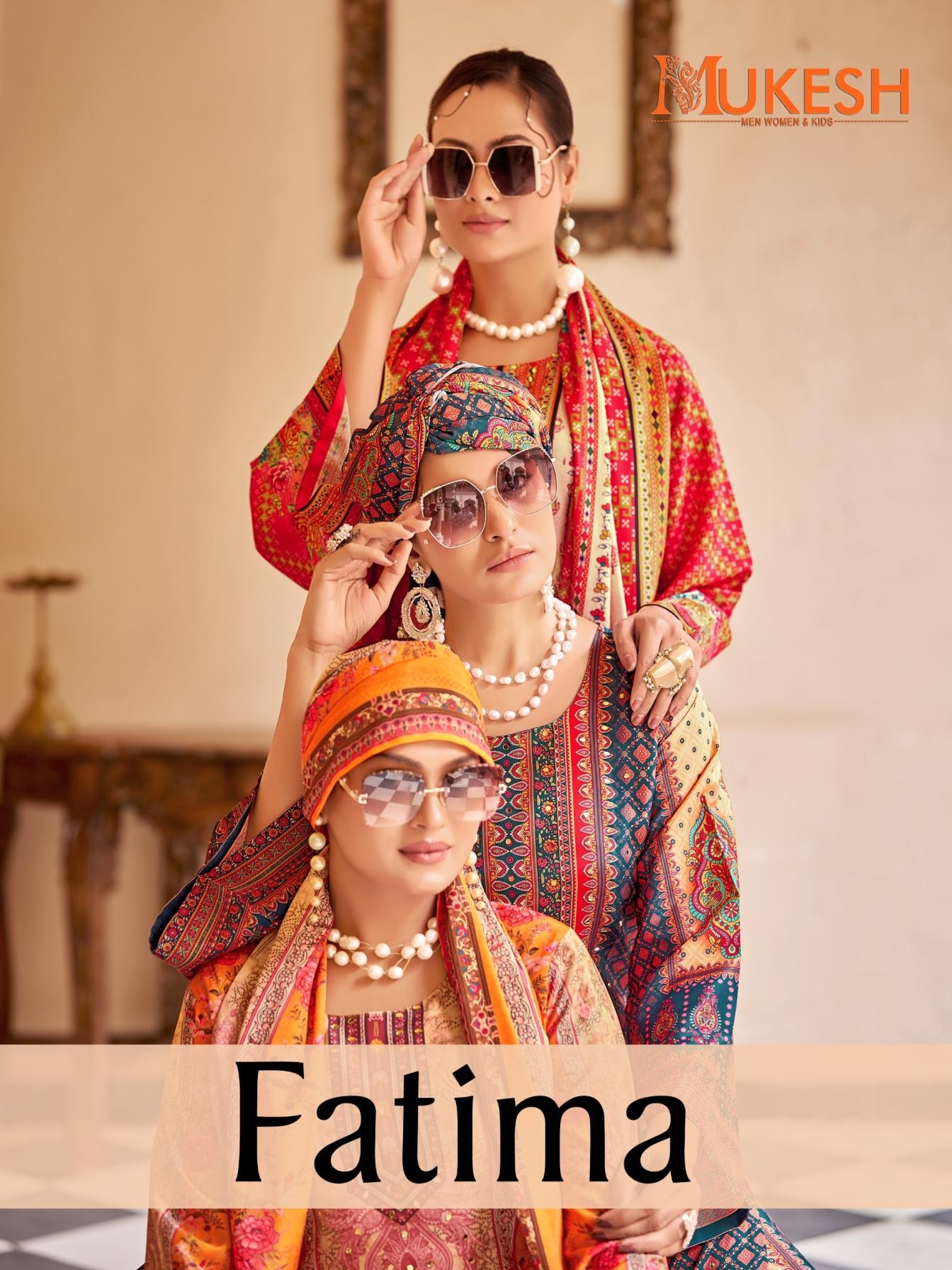 pr fatima series 1001 to 1006 crape silk hit design readymade plus size suit in wholesale surat