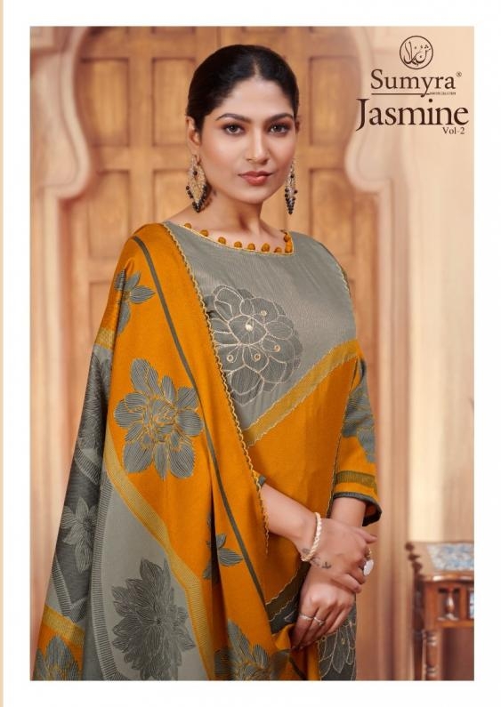  radhika fashion sumyra jasmine vol 2 series 16001 to 16004 stylish pashmina salwar kameez in wholesale surat