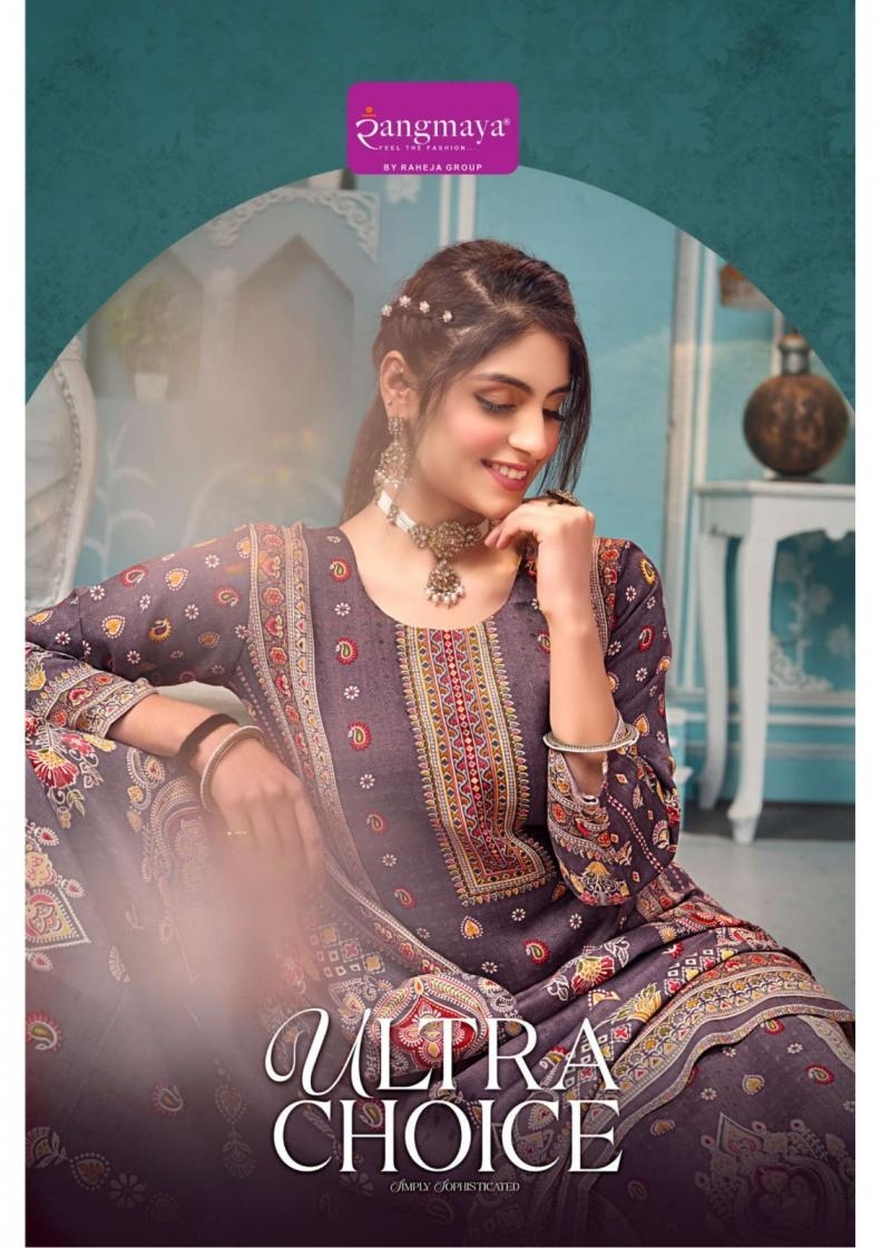 rangmaya ultra choice series 101 to 108 winter special pashmina fully stitch suit in wholesale surat