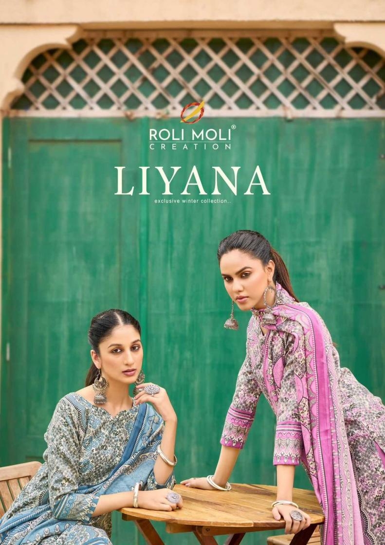 roli moli creation liyana part 2 series 1002 to 1008 pashmina amazing suit in wholesale surat