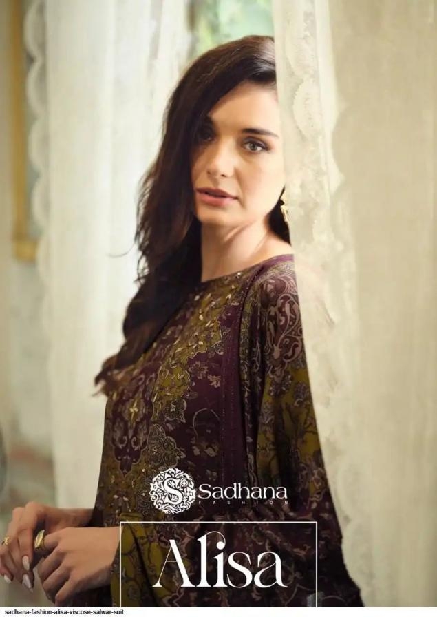 sadhana fashion alisa series 11518 to 11523 readymade viscose pashmina winter stylish suit in wholesale surat