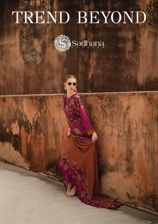sadhana fashion trend beyond series 11566 to 11571 viscose pashmina stylish salwar kameez in wholesale surat