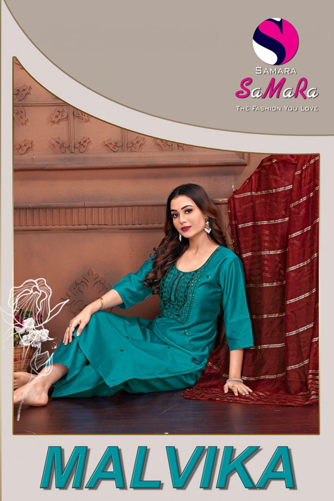 samara malvika series 001 to 008 readymade attractive look gadwal suit in wholesale surat