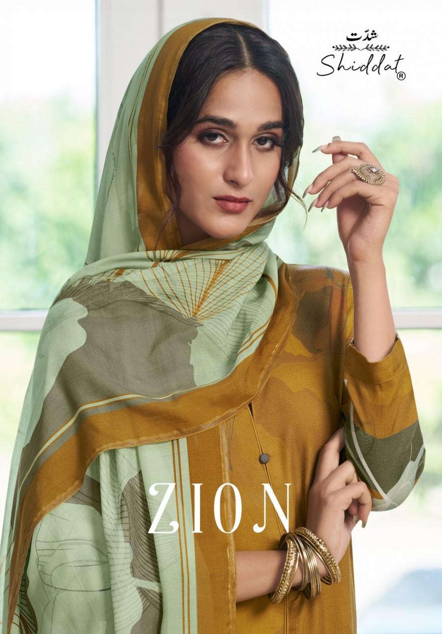 shiddat zion series 101 to 108 pashmina fully stitch classic winter salwar kameez in wholesale surat