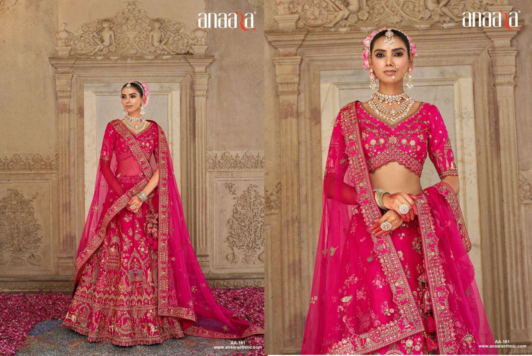 tathastu anaara series 152-164 silk engagement lehenga in wholesale surat
