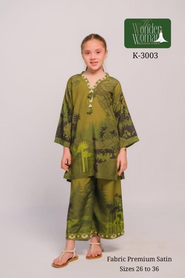 wonder women k 3003 attractive look full stitch combo kids co-ord set in wholesale surat