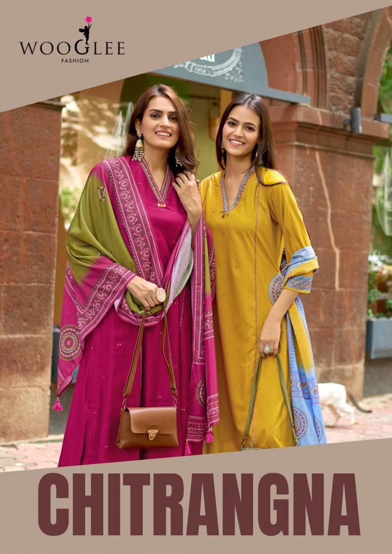 wooglee chitrangna series 2001 to 2006 barline viscose elegance readymade plazzo suit in wholesale surat