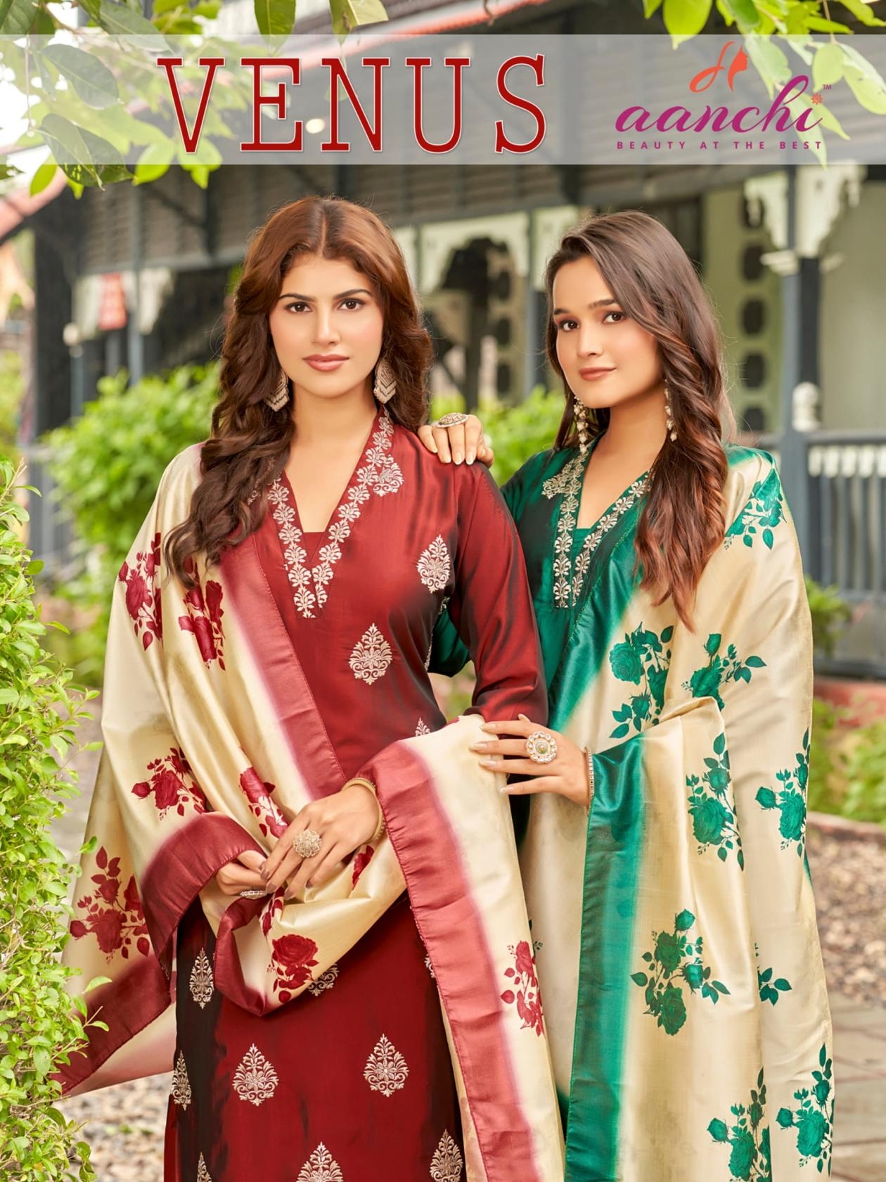 aanchi launch venus rangila silk readymade suit in wholesale surat