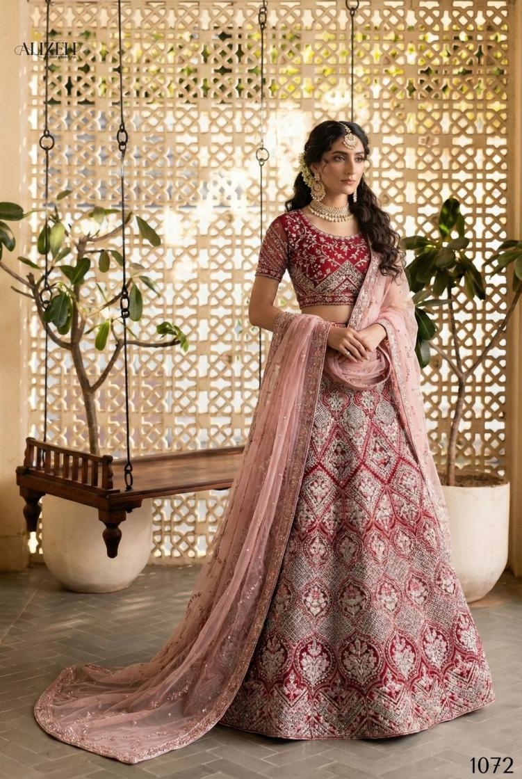 alizeh 1072 butterfly net designer best lehenga in wholesale surat