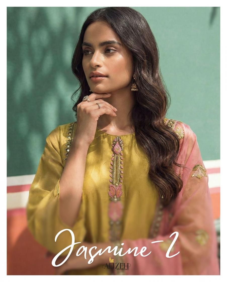 alizeh jasmine vol 2 series 8030 to 8032 readymade fancy zari work suit in wholesale surat