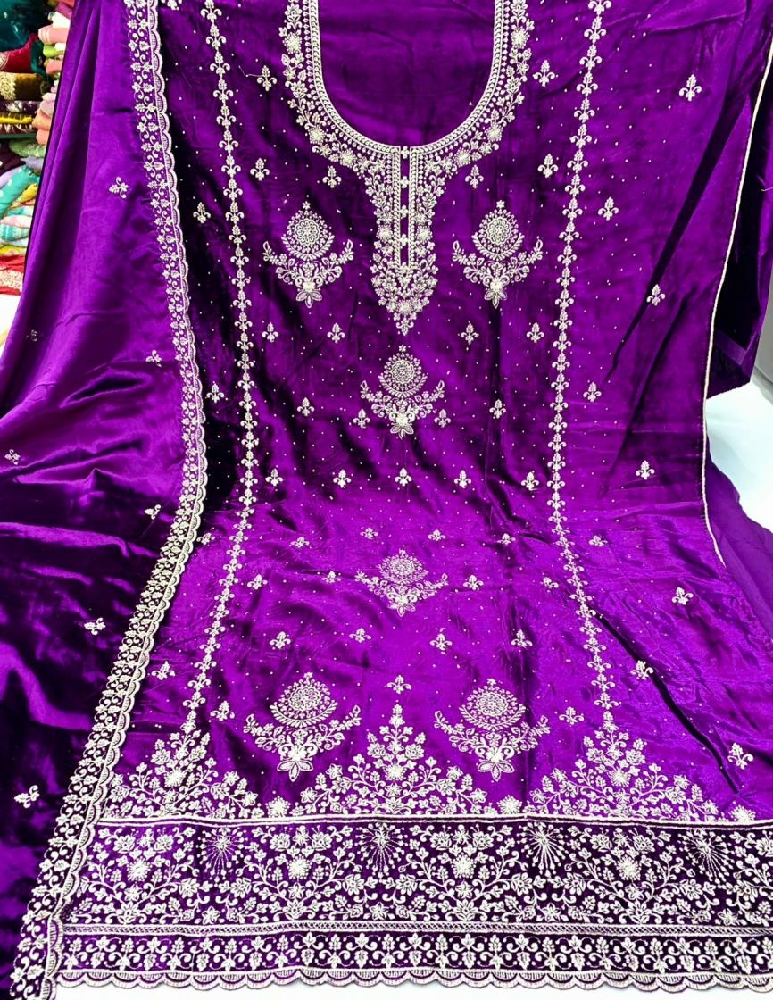 arushi viscose makhmal velvet shop trendy salwar kameez in wholesale surat