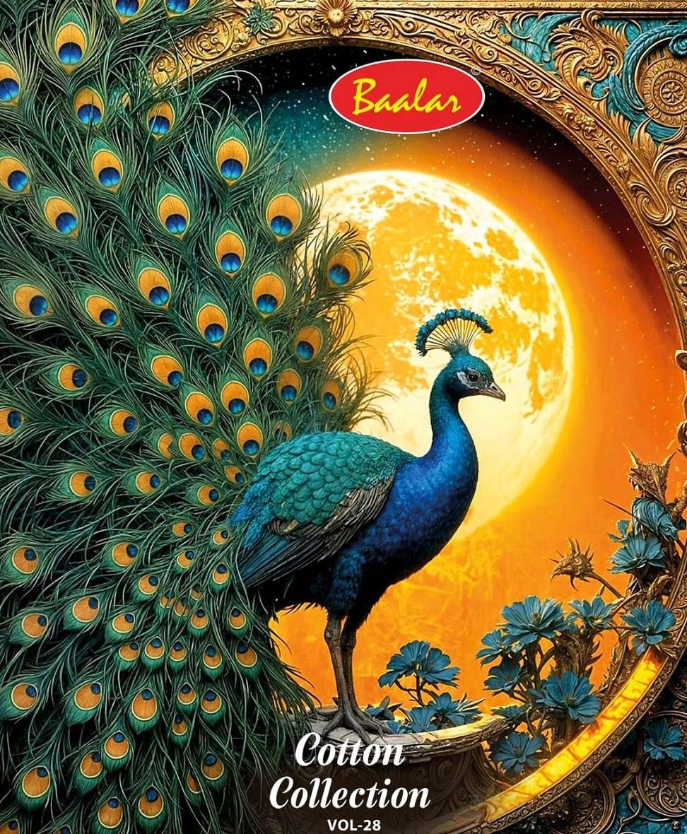 Baalar Cotton Collection Vol-28 series 2823 to 2837 Pure Cotton Print salwar kameez in wholesale surat