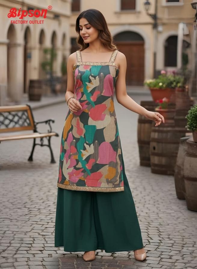 bipson prints premium viscose vatican fully stitch unique co-ord sets in wholesale surat