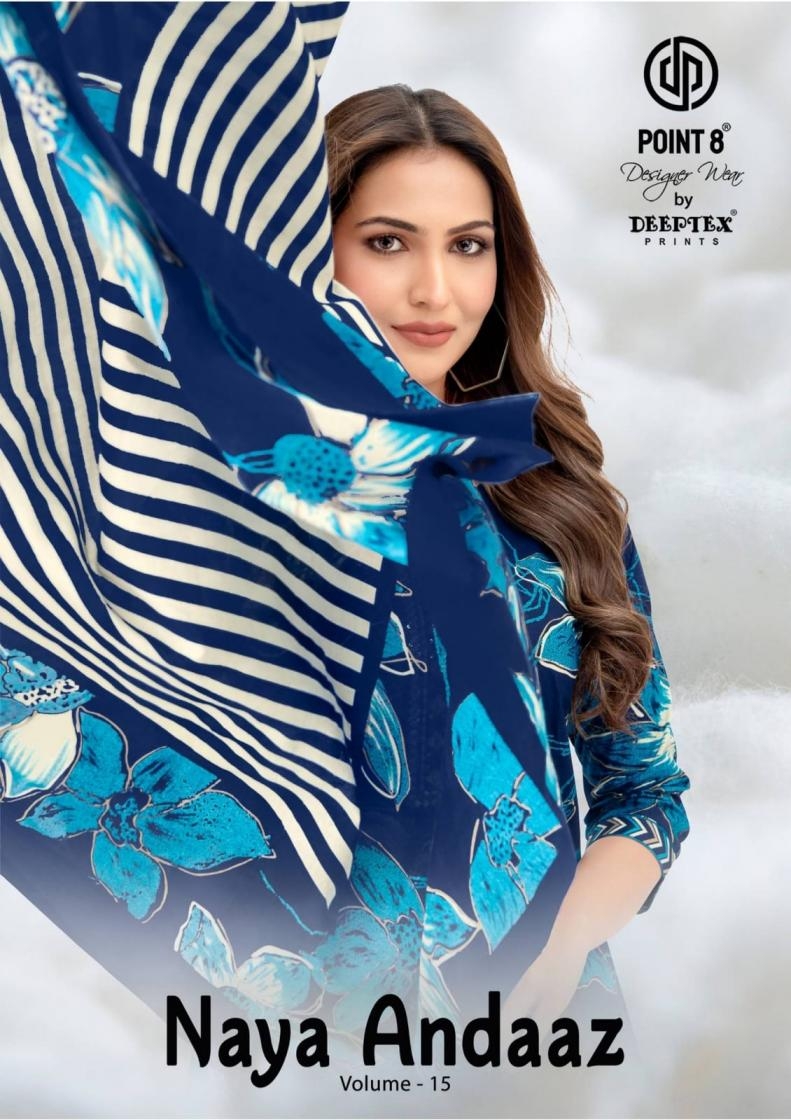 deeptax naya andaaz vol 15 series 1501 to 1510 readymade big size cotton suit in wholesale surat