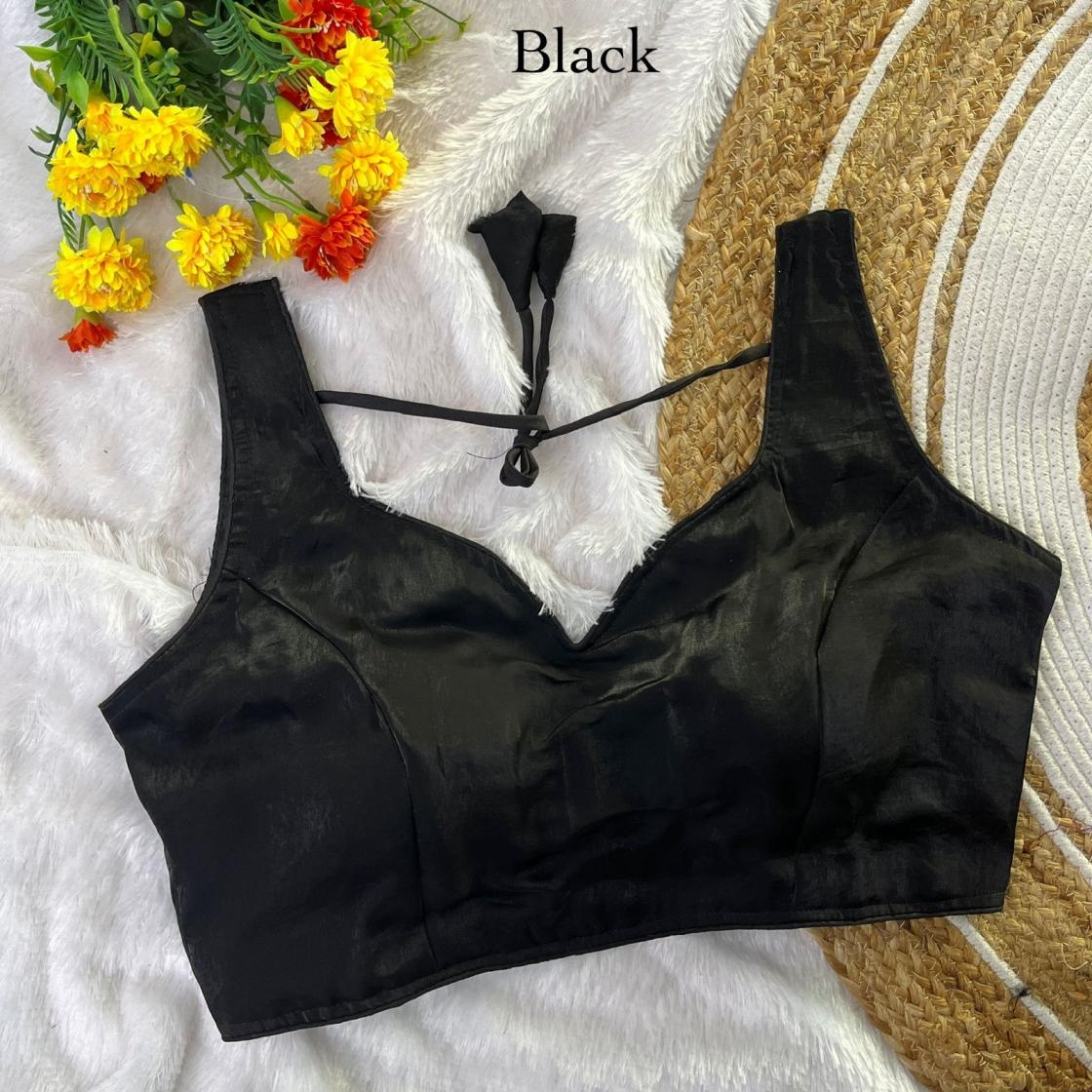 fandy pan neck satin hit design readymade blouse in wholesale surat