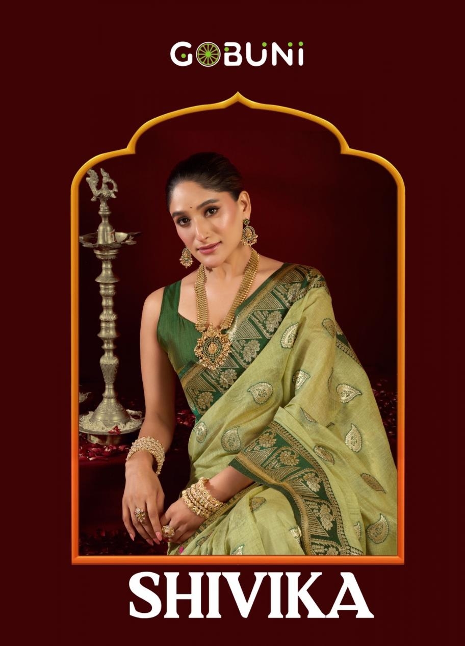 gobuni shivika series 2501 To 2506 modal banarasi stunning sarees in wholesale surat