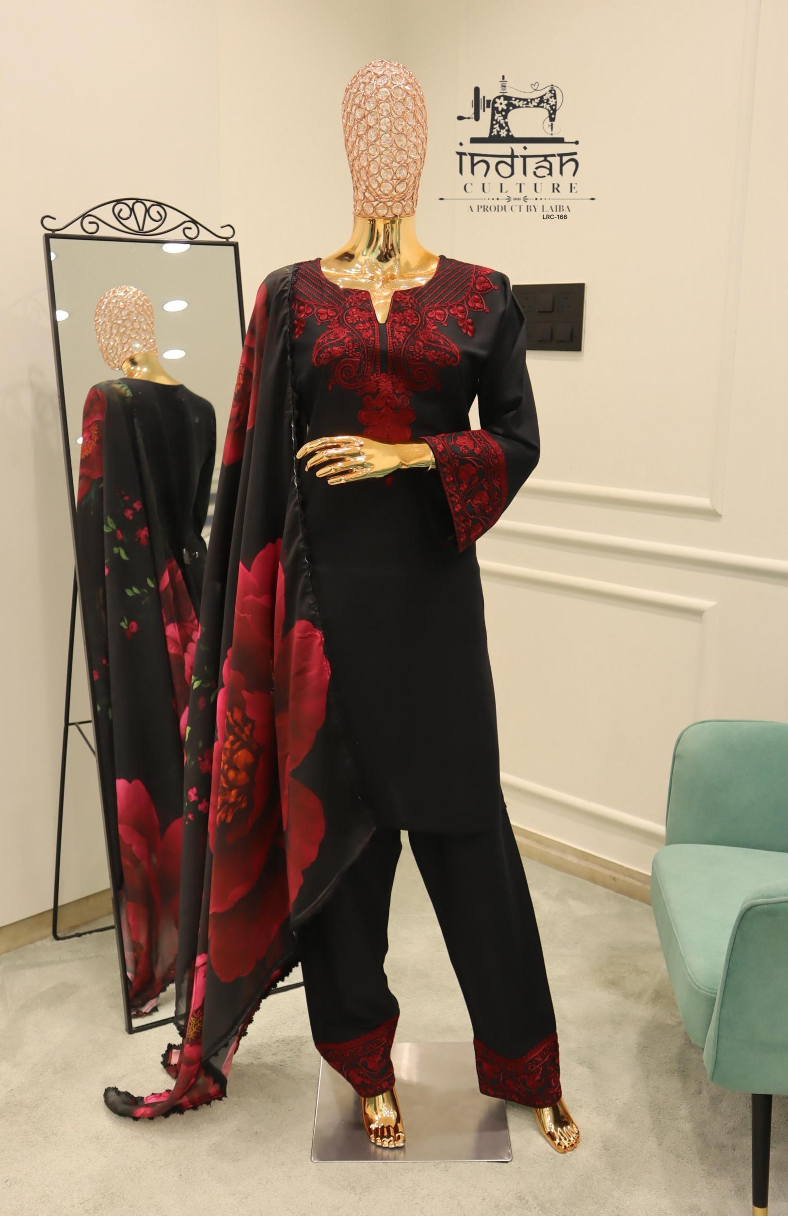 indian culture lrc 166 fully stitch lawn combo pakistani suits  in wholesale surat