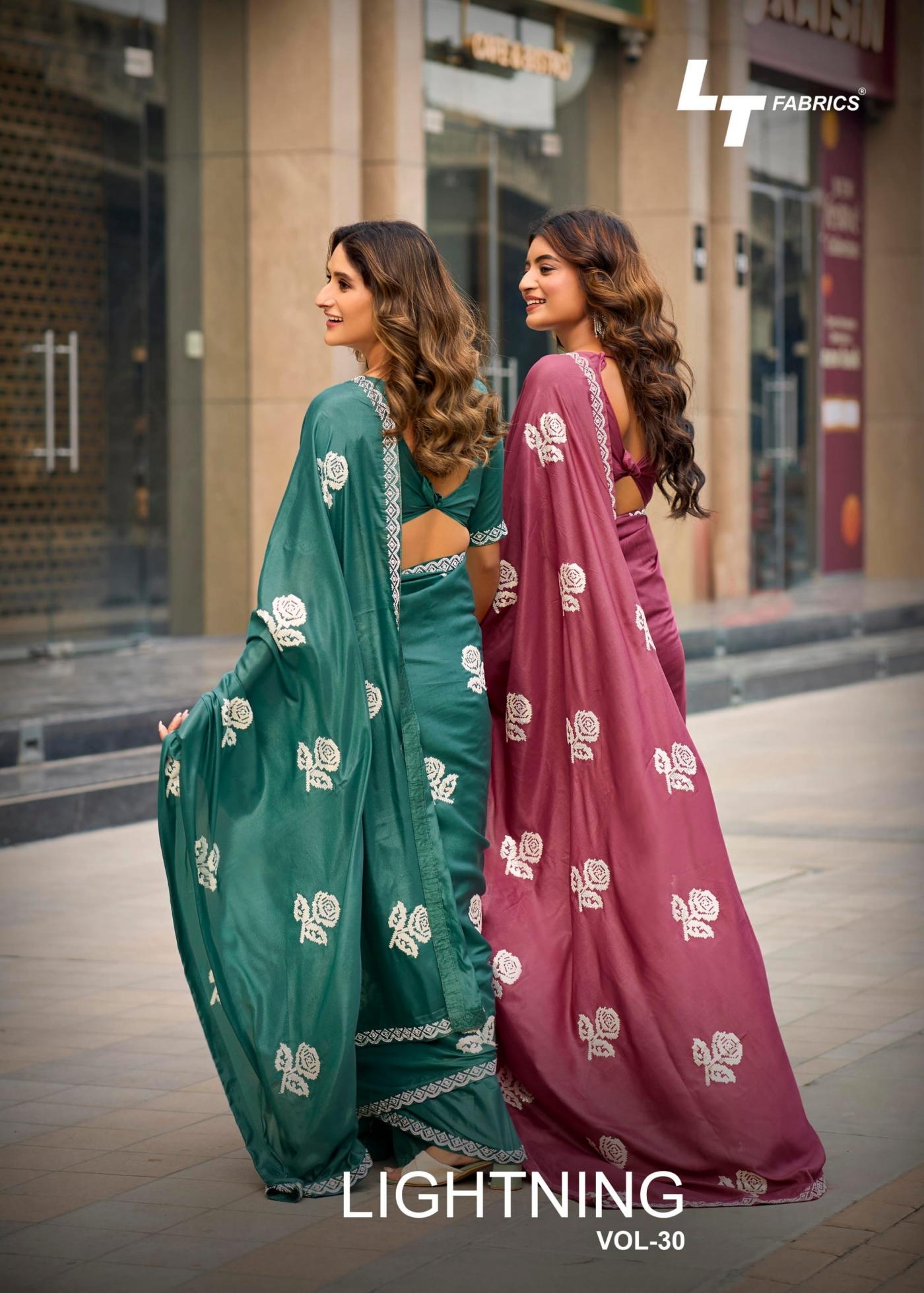 lt fashion lightning vol 30 series 3001 to 3006 traditional silk saree in wholesale surat