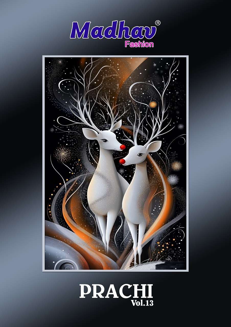 Madhav Prachi Vol-13 series 13001 to 13010 Pure Cotton Print salwar kameez in wholesale surat