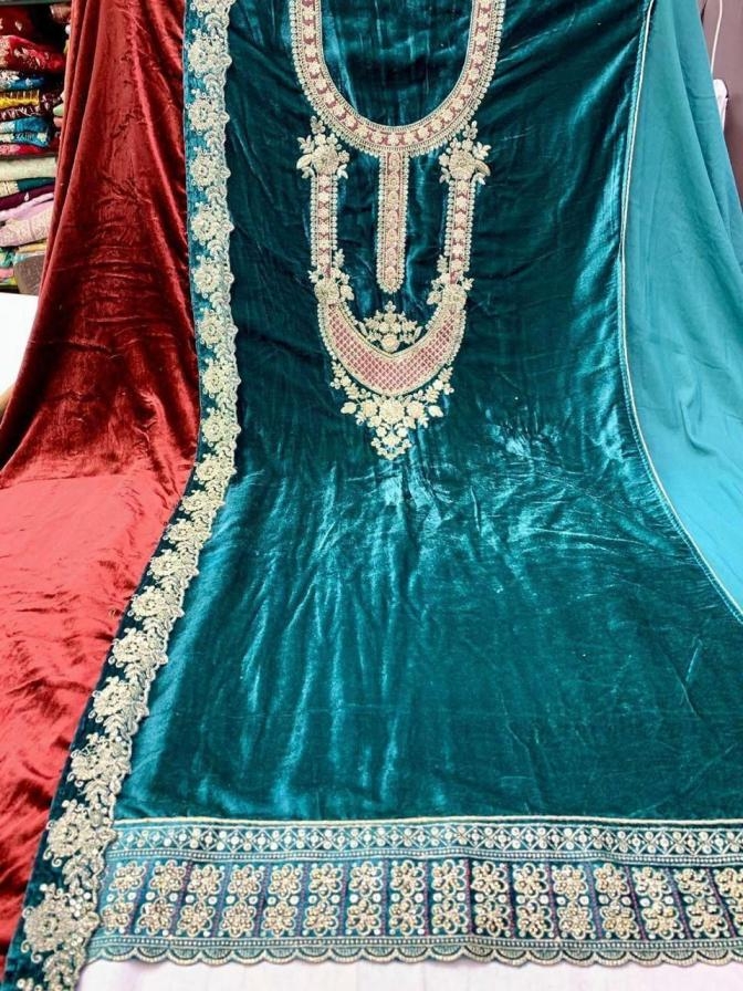 mamta viscose makhmal velvet classic winter salwar kameez in wholesale surat