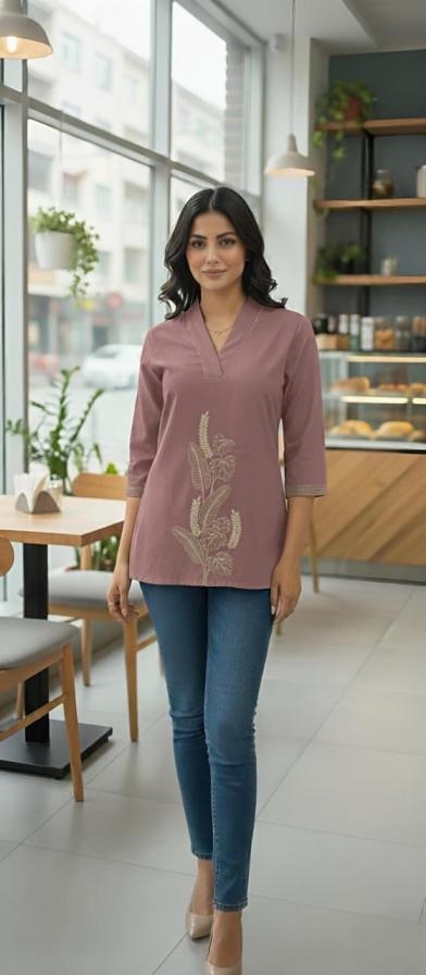 modern hit design fully stitch cotton combo short tops in wholesale surat