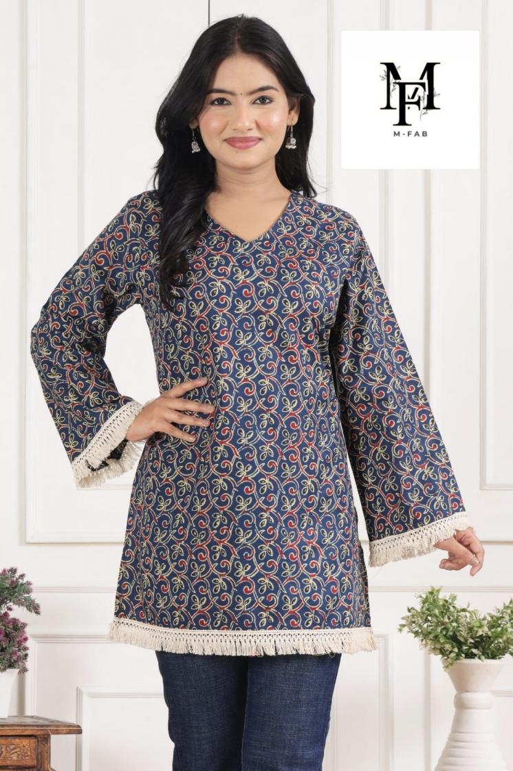 modern hit design readymade cotton combo short pakistani tops in wholesale surat
