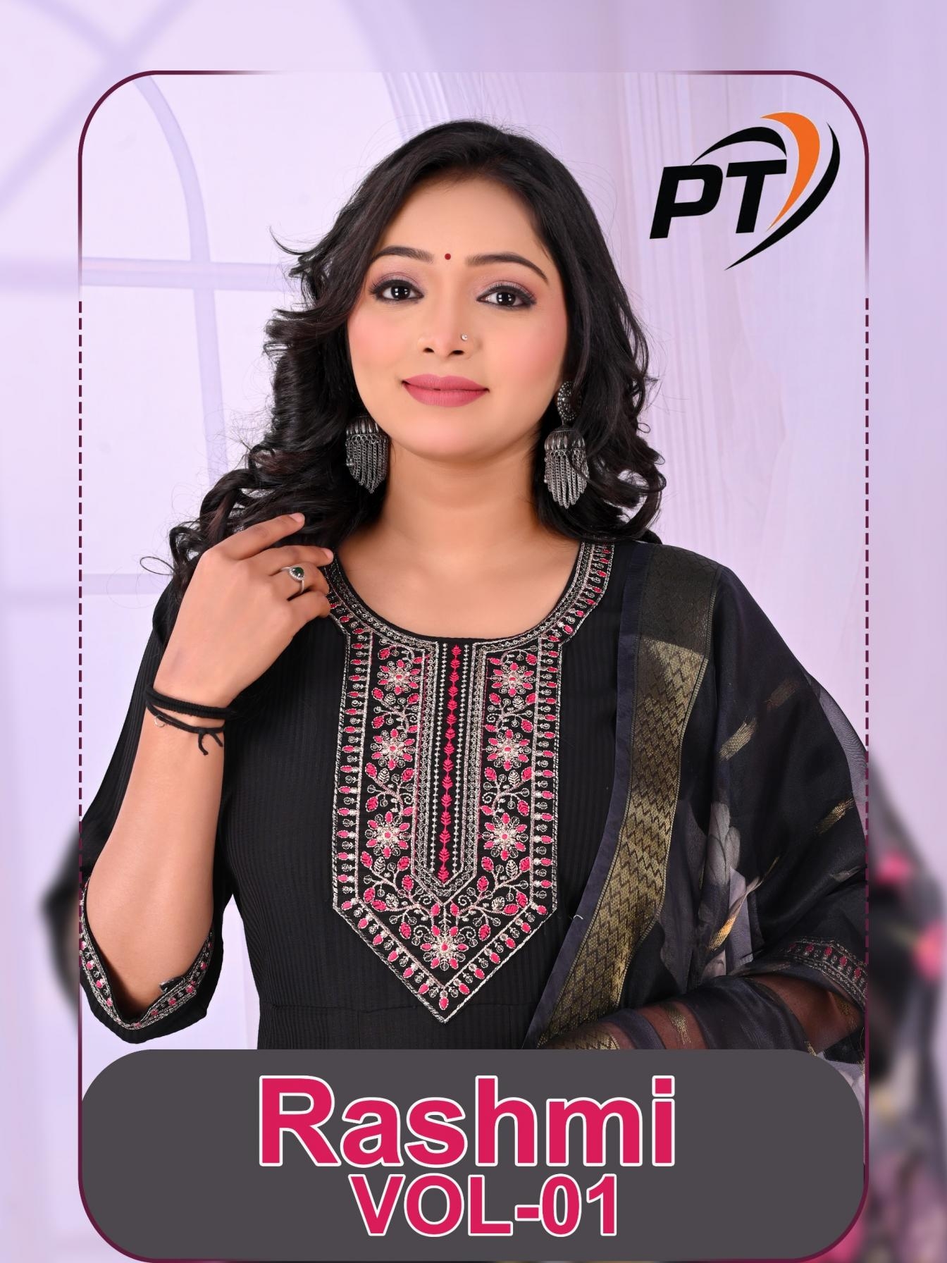 padmavati rashmi vol 1 series 1001 to 1008 barlin readymade pretty suit in wholesale surat