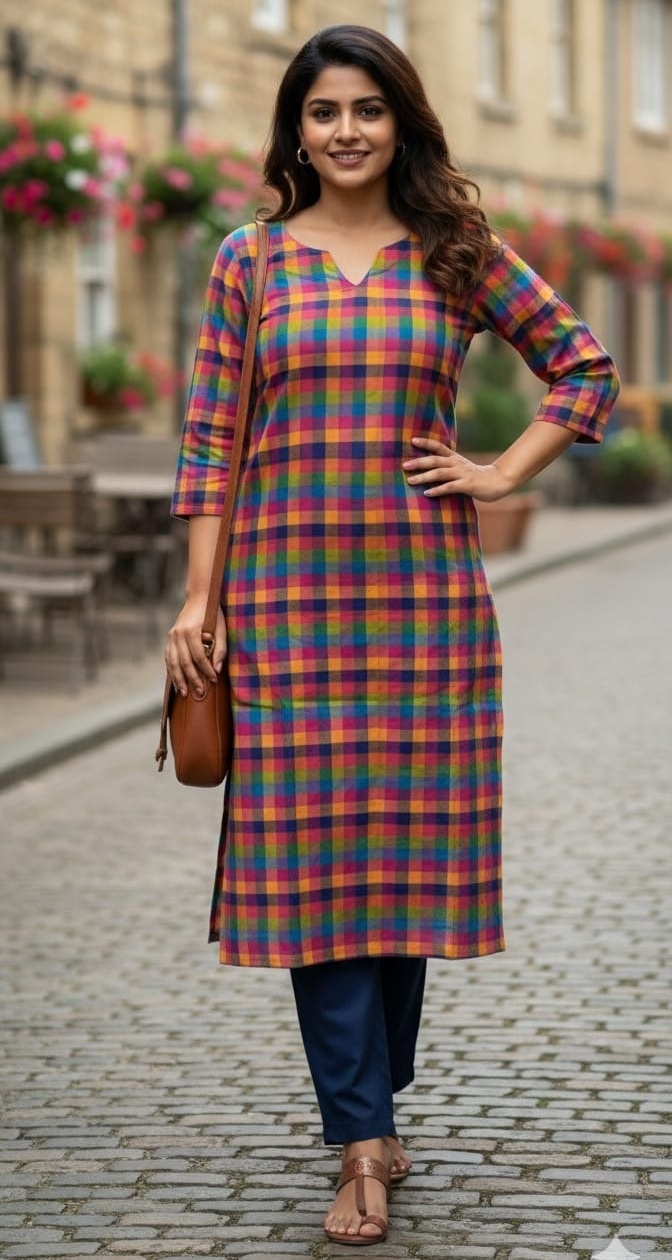 PC Charu Vol-1 Pure Handloom Cotton Printed Straight Kurtis in wholesale surat