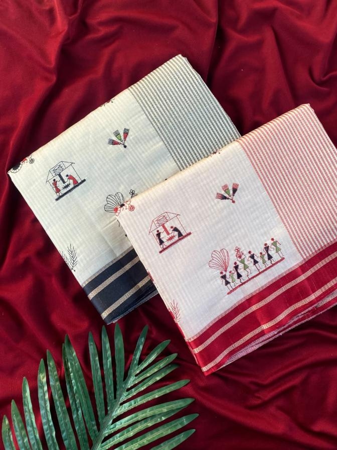 pr 3010 trendy tussar silk saree in wholesale surat