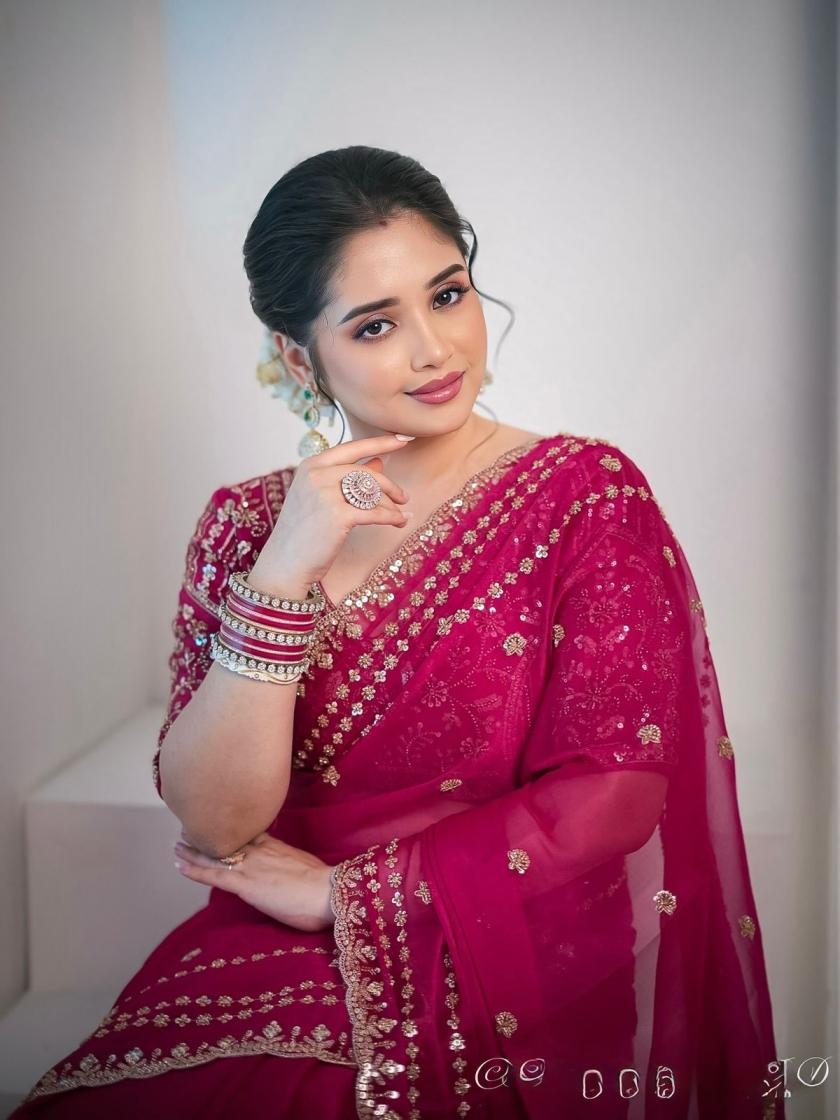 pr kc 2080 soft silk sequance work saree in wholesale surat