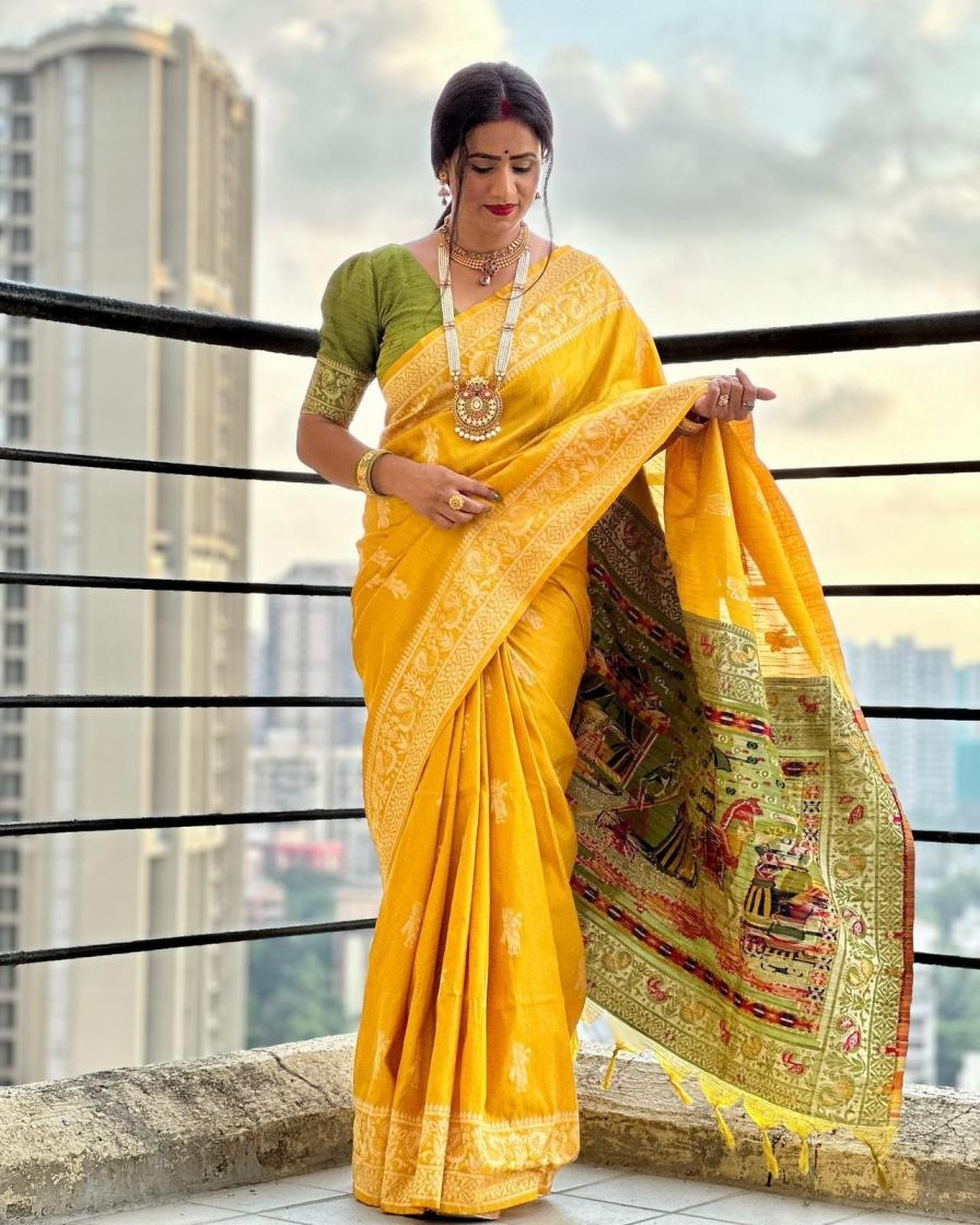 pr kc 346 amazing raw silk two tone weaving saree in wholesale surat