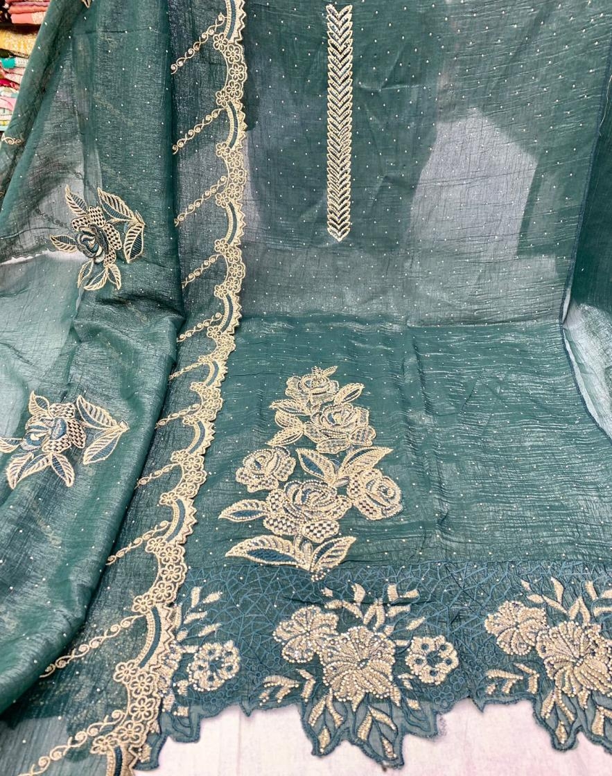 punita beta silk amazing jharkans and cut work salwar kameez in wholesale surat